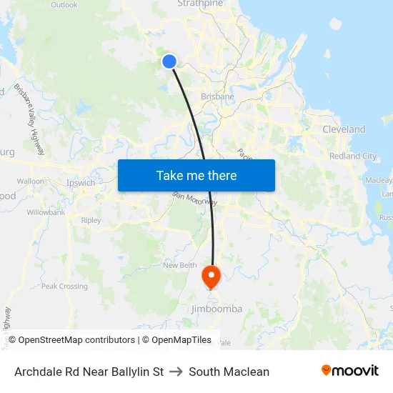 Archdale Rd Near Ballylin St to South Maclean map