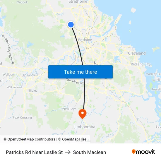 Patricks Rd Near Leslie St to South Maclean map