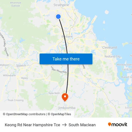 Keong Rd Near Hampshire Tce to South Maclean map