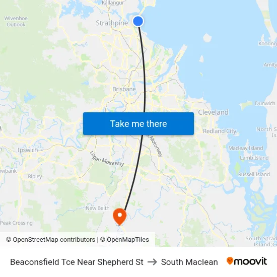 Beaconsfield Tce Near Shepherd St to South Maclean map