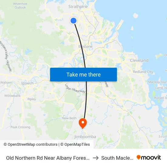 Old Northern Rd Near Albany Forest Dr to South Maclean map