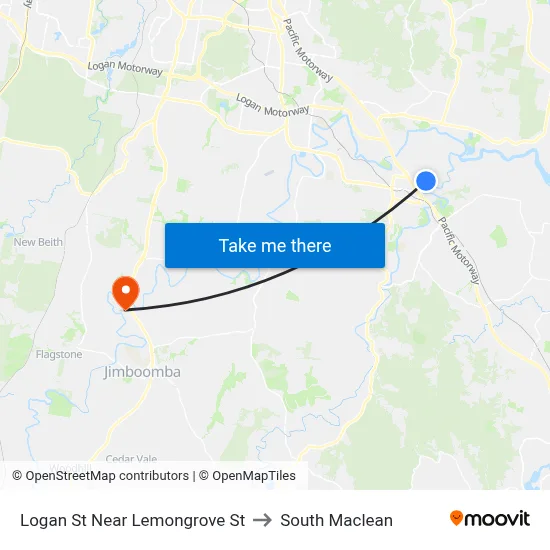 Logan St Near Lemongrove St to South Maclean map