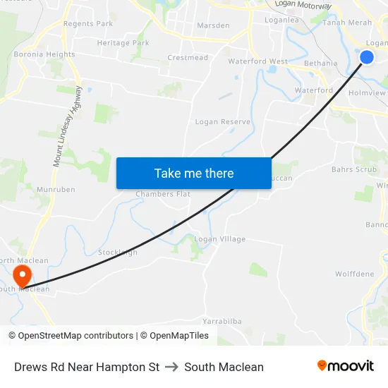 Drews Rd Near Hampton St to South Maclean map