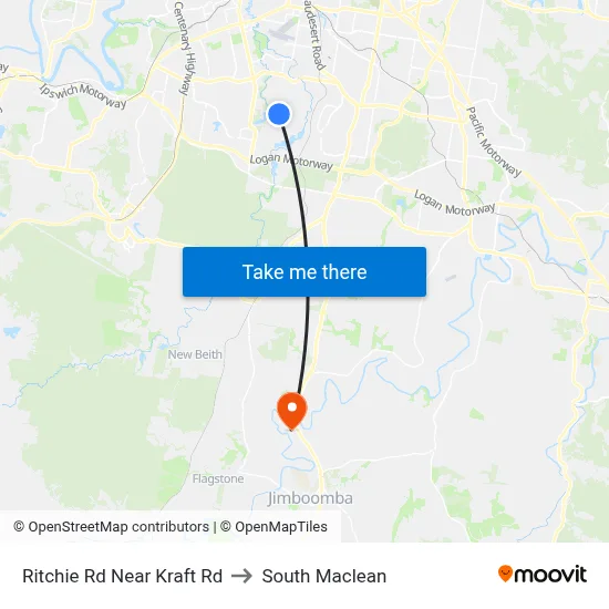 Ritchie Rd Near Kraft Rd to South Maclean map