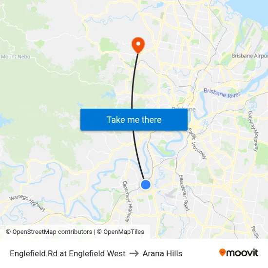 Englefield Rd at Englefield West to Arana Hills map