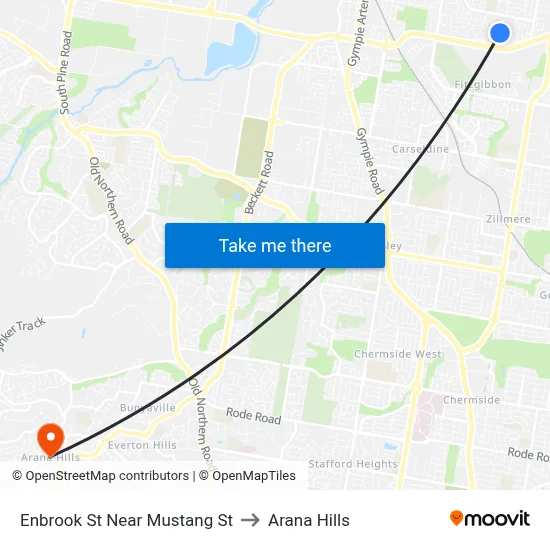 Enbrook St Near Mustang St to Arana Hills map