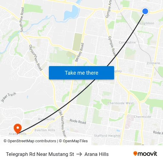 Telegraph Rd Near Mustang St to Arana Hills map