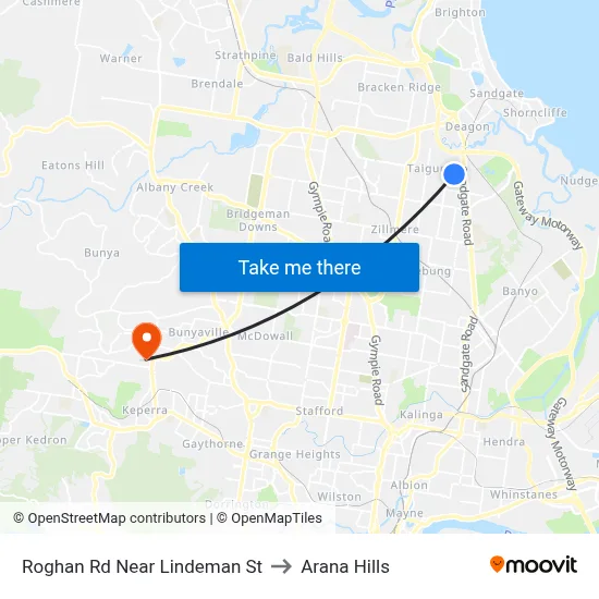Roghan Rd Near Lindeman St to Arana Hills map