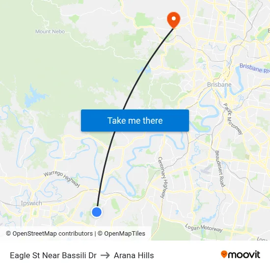 Eagle St Near Bassili Dr to Arana Hills map