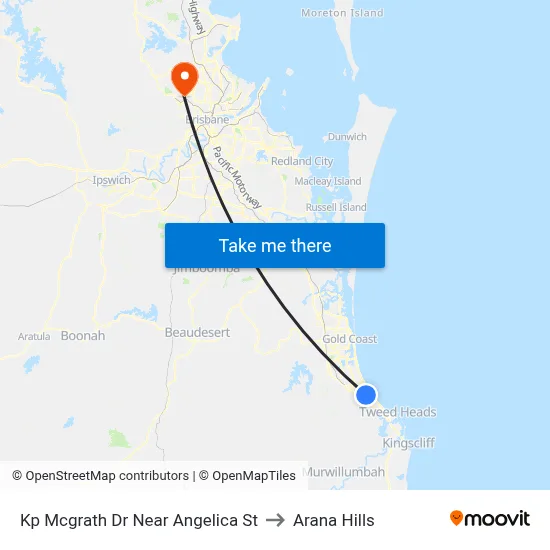Kp Mcgrath Dr Near Angelica St to Arana Hills map