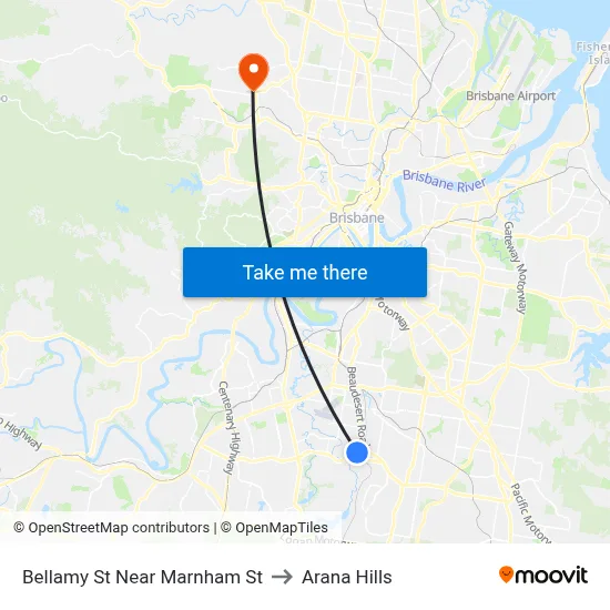 Bellamy St Near Marnham St to Arana Hills map