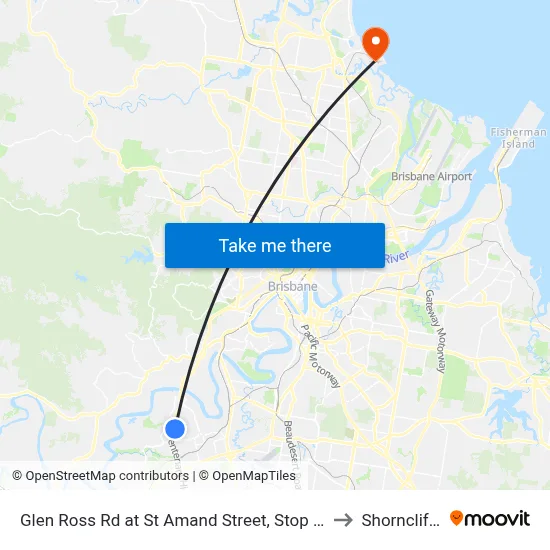 Glen Ross Rd at St Amand Street, Stop 53 to Shorncliffe map