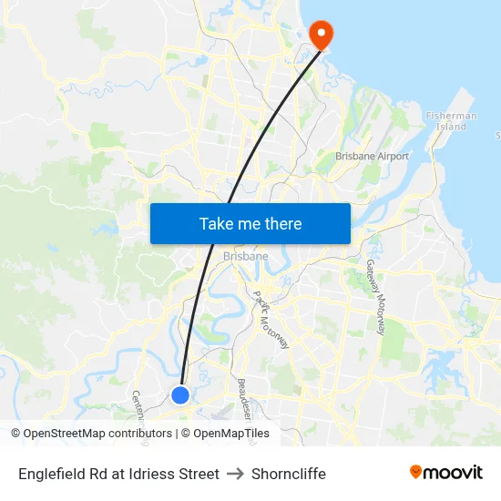 Englefield Rd at Idriess Street to Shorncliffe map