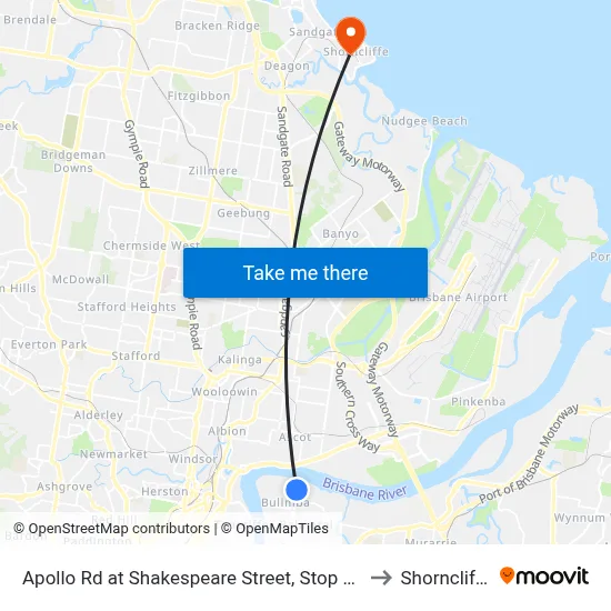 Apollo Rd at Shakespeare Street, Stop 39 to Shorncliffe map