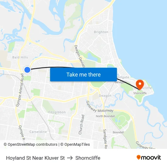 Hoyland St Near Kluver St to Shorncliffe map