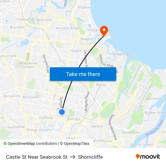 Castle St Near Seabrook St to Shorncliffe map