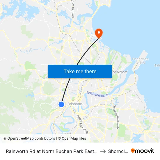 Rainworth Rd at Norm Buchan Park East, Stop 12 to Shorncliffe map