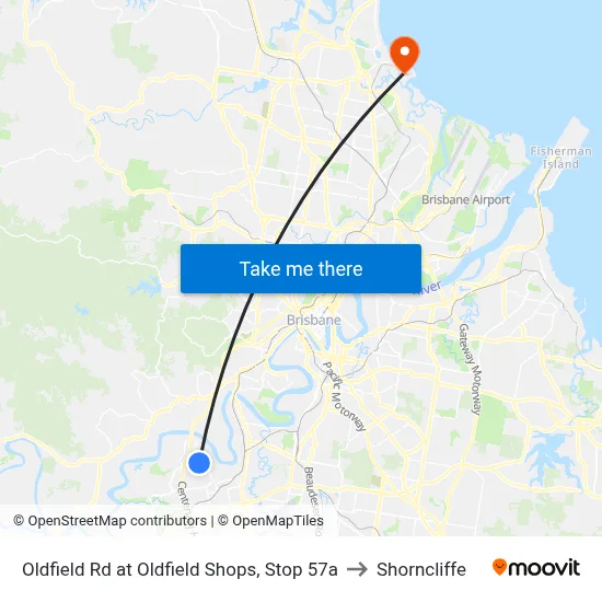 Oldfield Rd at Oldfield Shops, Stop 57a to Shorncliffe map