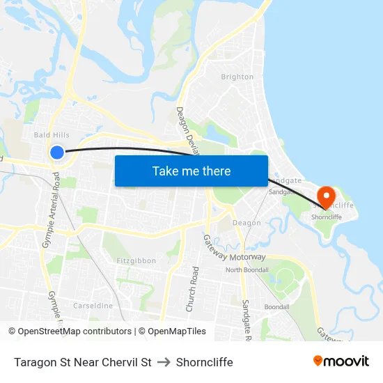 Taragon St Near Chervil St to Shorncliffe map