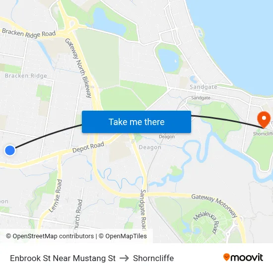 Enbrook St Near Mustang St to Shorncliffe map