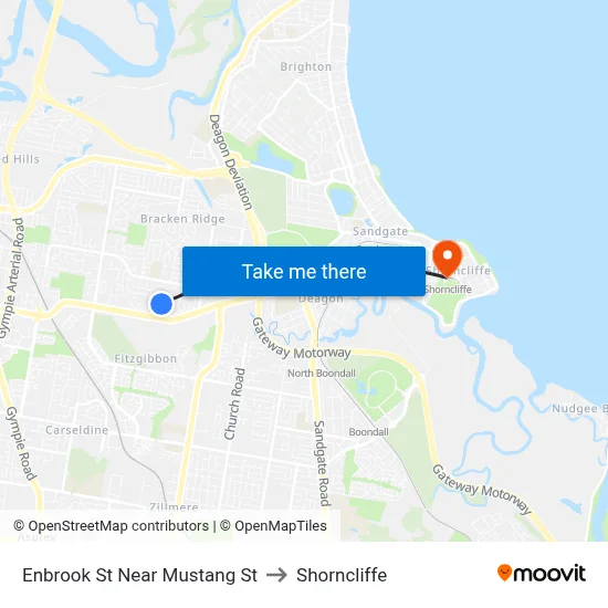 Enbrook St Near Mustang St to Shorncliffe map