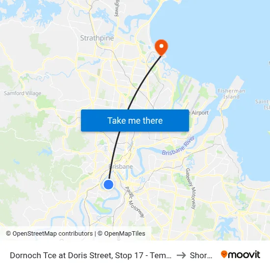 Dornoch Tce at Doris Street, Stop 17 - Temp Closure From 13 July to Shorncliffe map