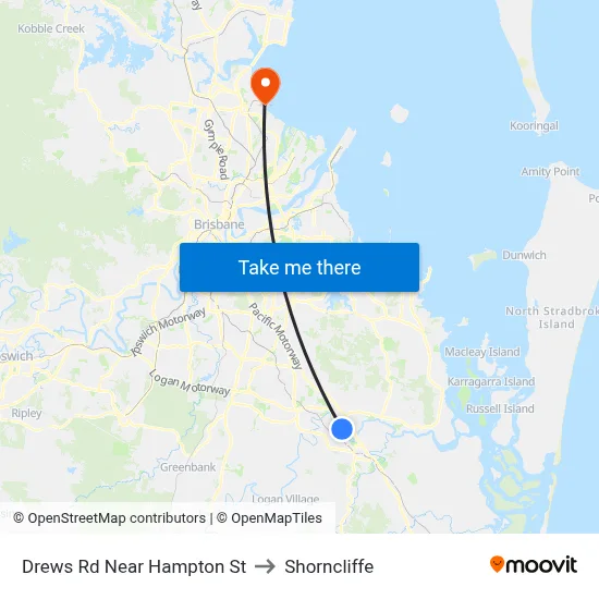 Drews Rd Near Hampton St to Shorncliffe map