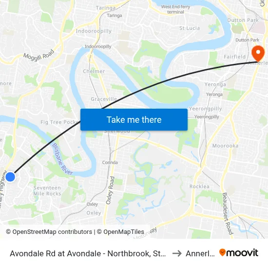 Avondale Rd at Avondale - Northbrook, Stop 60 to Annerley map