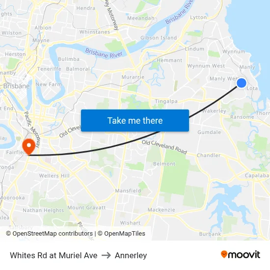 Whites Rd at Muriel Ave to Annerley map
