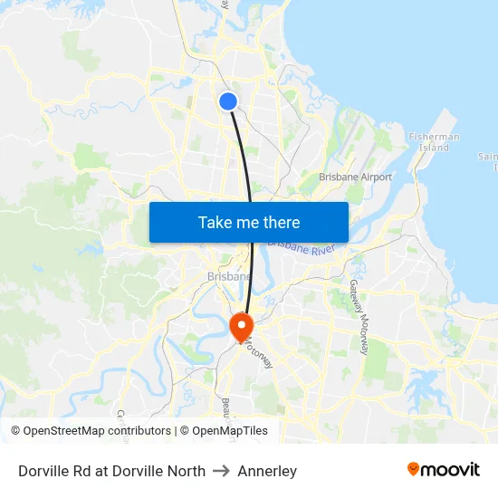 Dorville Rd at Dorville North to Annerley map