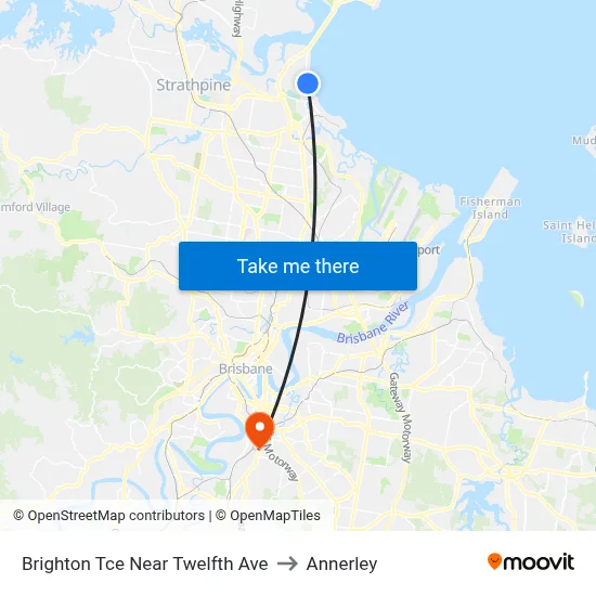Brighton Tce Near Twelfth Ave to Annerley map