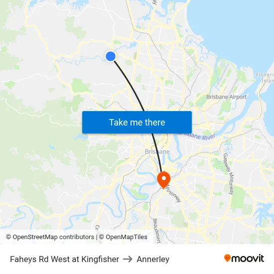 Faheys Rd West at Kingfisher to Annerley map