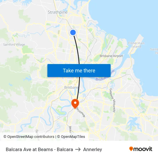 Balcara Ave at Beams - Balcara to Annerley map
