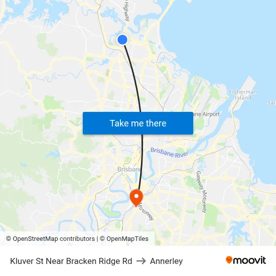 Kluver St Near Bracken Ridge Rd to Annerley map