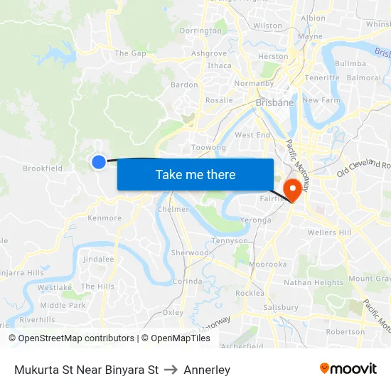 Mukurta St Near Binyara St to Annerley map