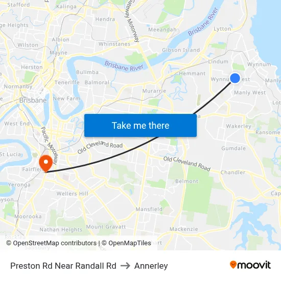 Preston Rd Near Randall Rd to Annerley map