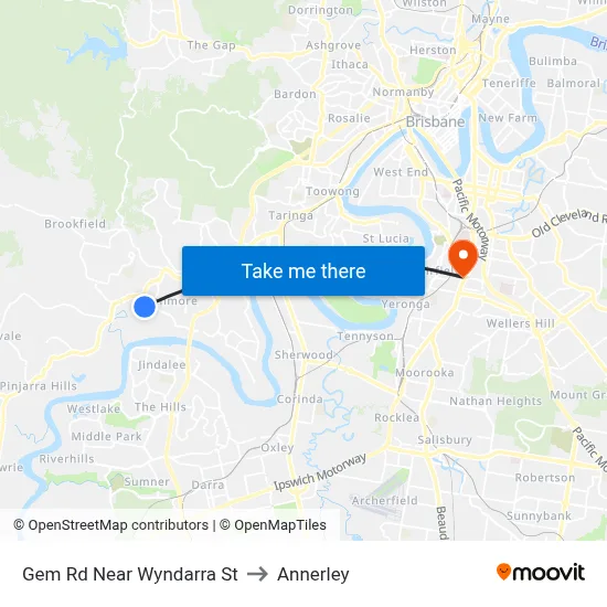 Gem Rd Near Wyndarra St to Annerley map
