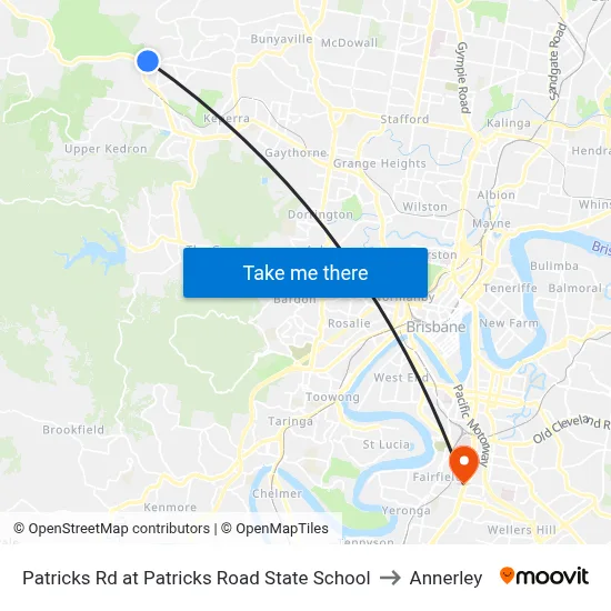 Patricks Rd at Patricks Road State School to Annerley map
