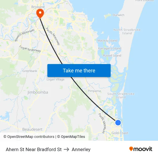 Ahern St Near Bradford St to Annerley map