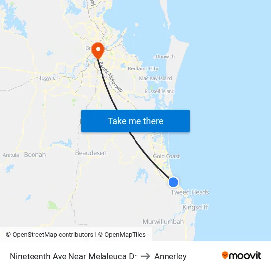 Nineteenth Ave Near Melaleuca Dr to Annerley map