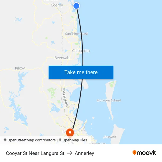 Cooyar St Near Langura St to Annerley map