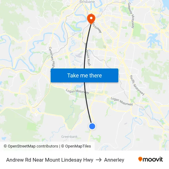 Andrew Rd Near Mount Lindesay Hwy to Annerley map