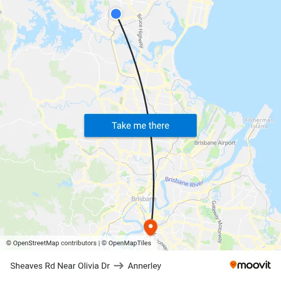 Sheaves Rd Near Olivia Dr to Annerley map