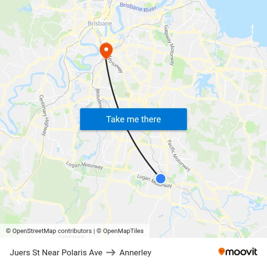 Juers St Near Polaris Ave to Annerley map