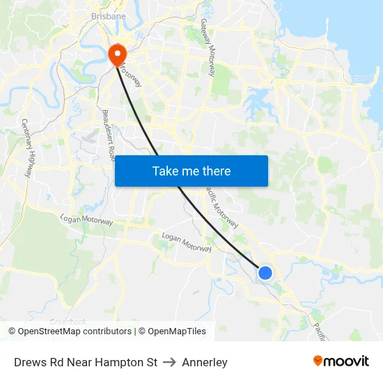 Drews Rd Near Hampton St to Annerley map