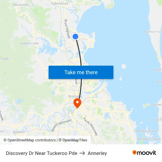 Discovery Dr Near Tuckeroo Pde to Annerley map