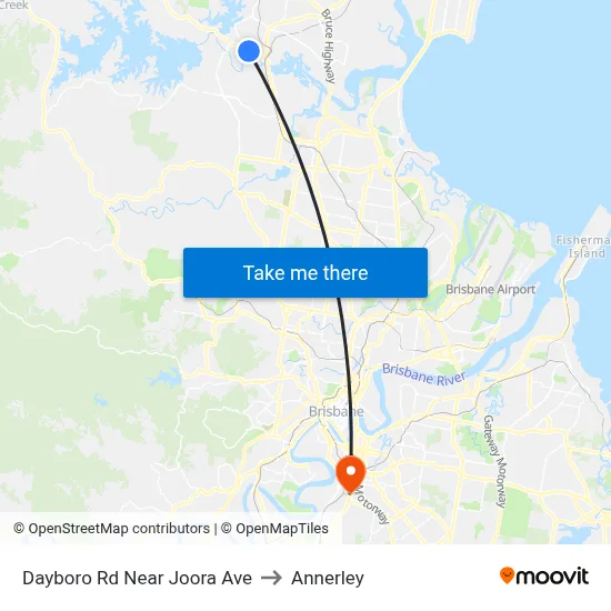 Dayboro Rd Near Joora Ave to Annerley map