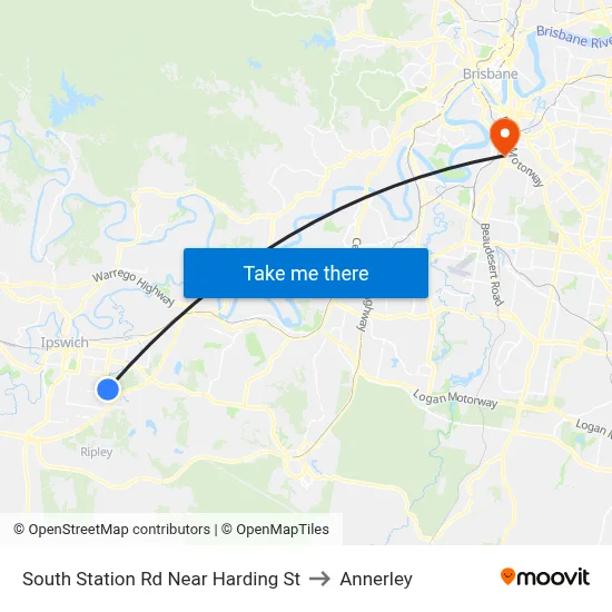 South Station Rd Near Harding St to Annerley map
