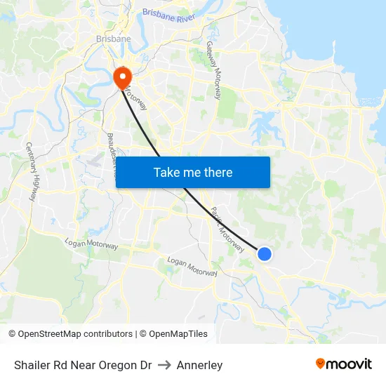 Shailer Rd Near Oregon Dr to Annerley map
