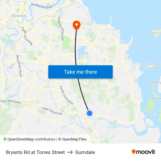 Bryants Rd at Torres Street to Gumdale map